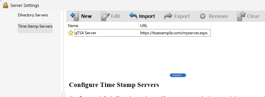 Adobe Acrobat Reader Set Default Time Server